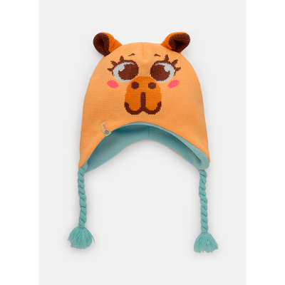 Gorro Bebê Menina Capivara