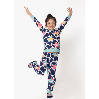 Pijama Manga Longa Ultra Visco Menina Vaca Moosic