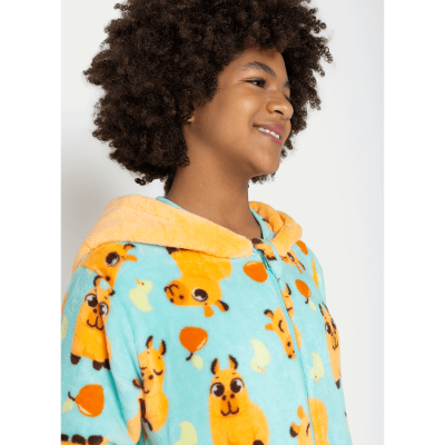 Macacão Manga Longa Soft Unissex Teen Capivara Vibes