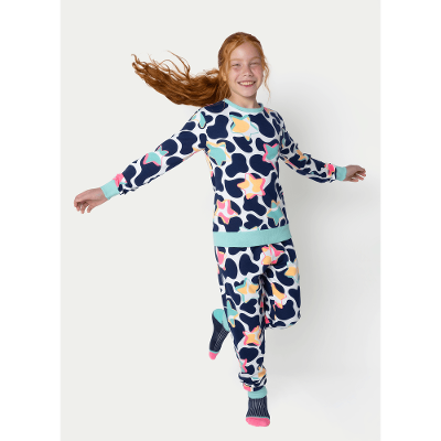 Pijama Manga Longa Ultra Visco Menina Teen Vaca Moosic