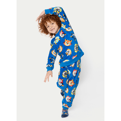 Pijama Manga Longa Soft Menino Tigre Lucha