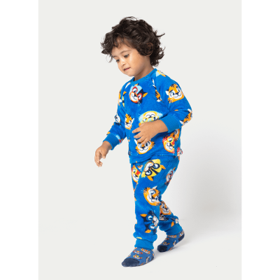 Pijama Manga Longa Soft Bebê Menino Tigre Lucha