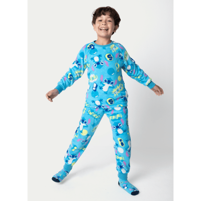 Pijama Manga Longa Soft Menino Stitch