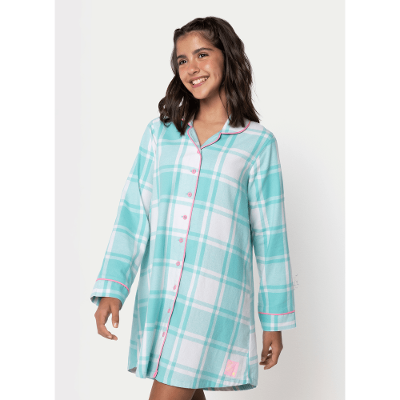 Camisola Manga Longa Flanela Menina Teen