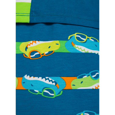 Pijama Manga Curta Viscolycra Masculino Dino