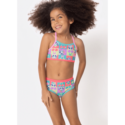 Biquini Menina Unicórnio Cherry