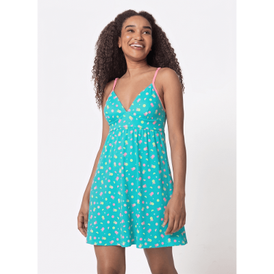 Camisola Regata Microfibra Feminina Frutas