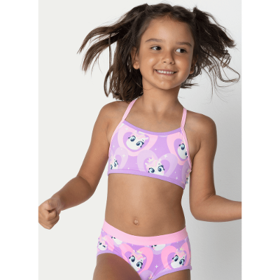 Biquini Menina Unicórnio Diamante