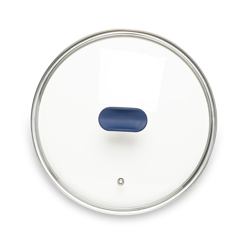 Panelas Ichef Home Sauté Grand e Family Size com Tampa de Vidro 24Cm Azul - 7