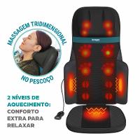 Assento Massageador Shiatsu Comfort e Massageador para pés com aquecimento Genis Relax - 7