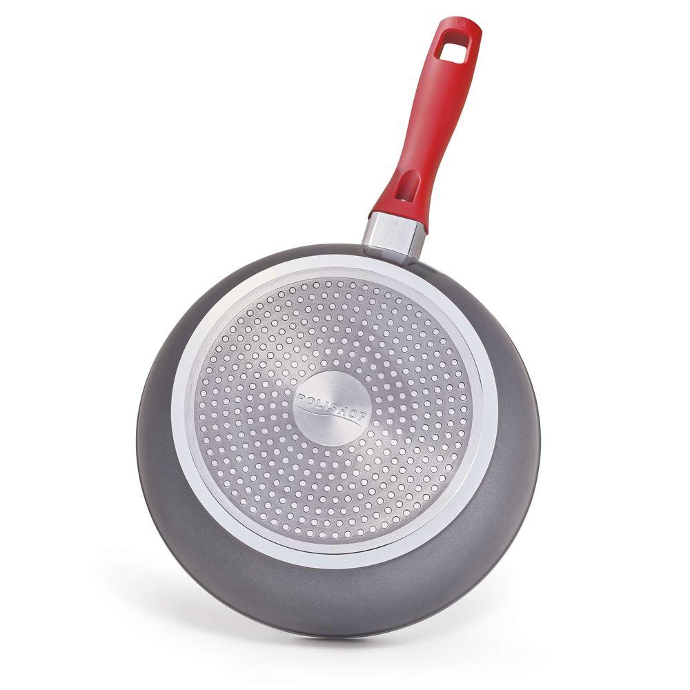 Panelas Polishop Day By Day, Family Size, Sauté Grand e Tampa de Vidro Ichef 24cm - Vermelha - 3