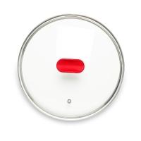 Tampa de Vidro Ichef Polishop - Shark Series - 24Cm - Vermelha - 1