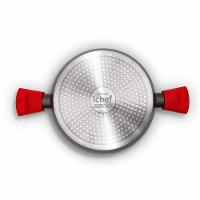 Panela Polishop Ichef Home Family Size Shark Series Vermelha 28cm - 2