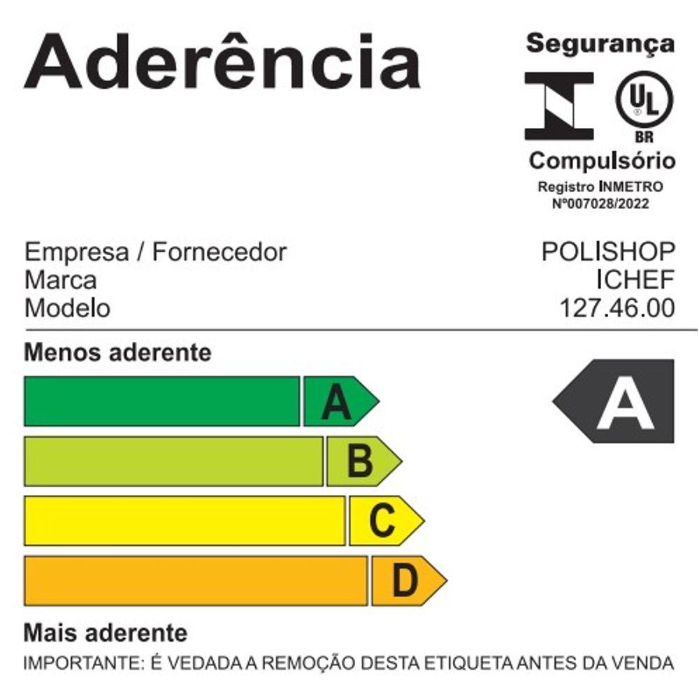 Panela Polishop Ichef Ultra Family Size Shark Series Azul 24cm - 6