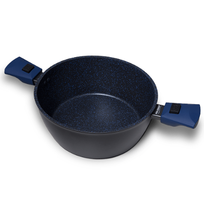 Panela Ichef Polishop Ultra Family Size Blue 24cm