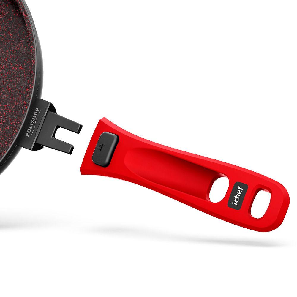 Cabo Removível Longo - Ichef Shark Series - Vermelho - 2