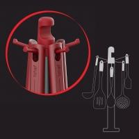 Suporte para Utensílios de Silicone Ichef Polishop - Red - 4