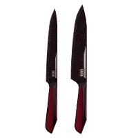 Conjunto de Facas Ichef Polishop - Professional Cut - Shark Series - Red - 2
