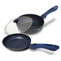 Panelas Polishop Ichef Ultra com Tampa - Sauté - Day By Day 24Cm - Azul - 1