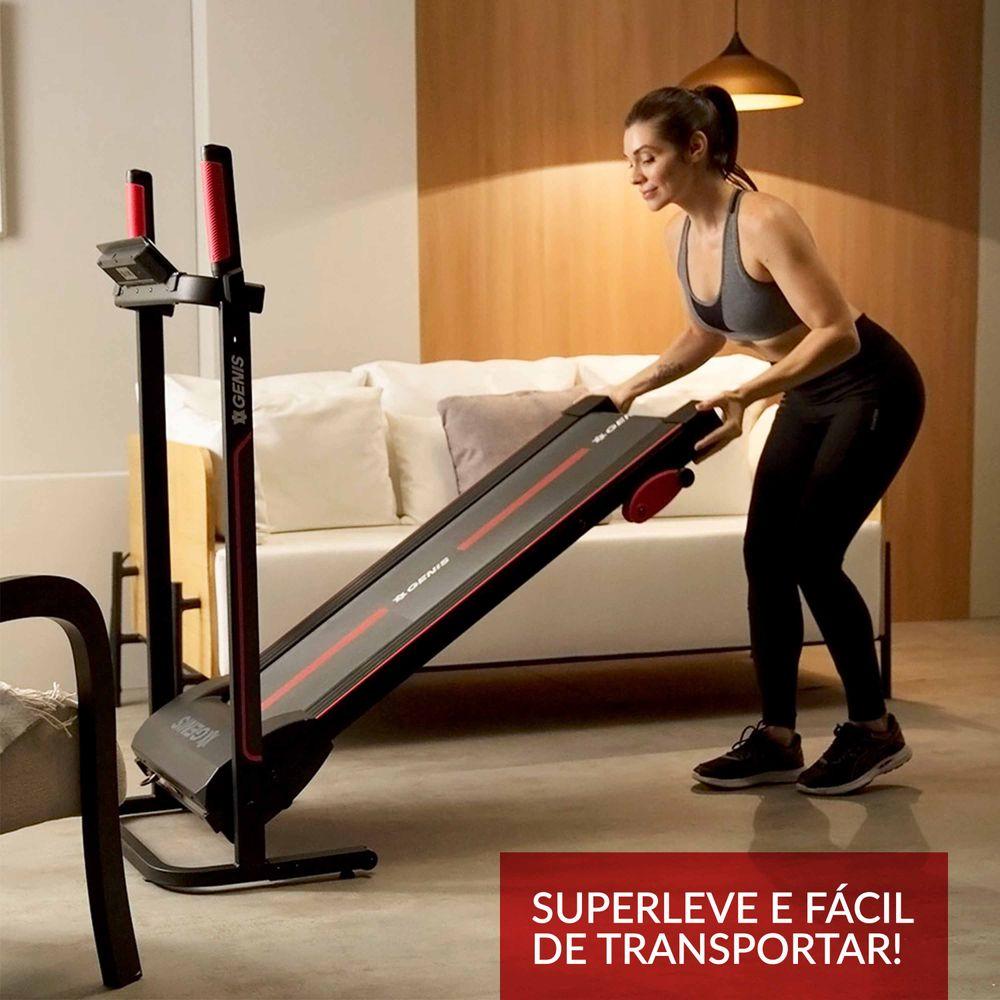 Esteira Ergométrica Dobrável GT 500 Genis Polishop - 6
