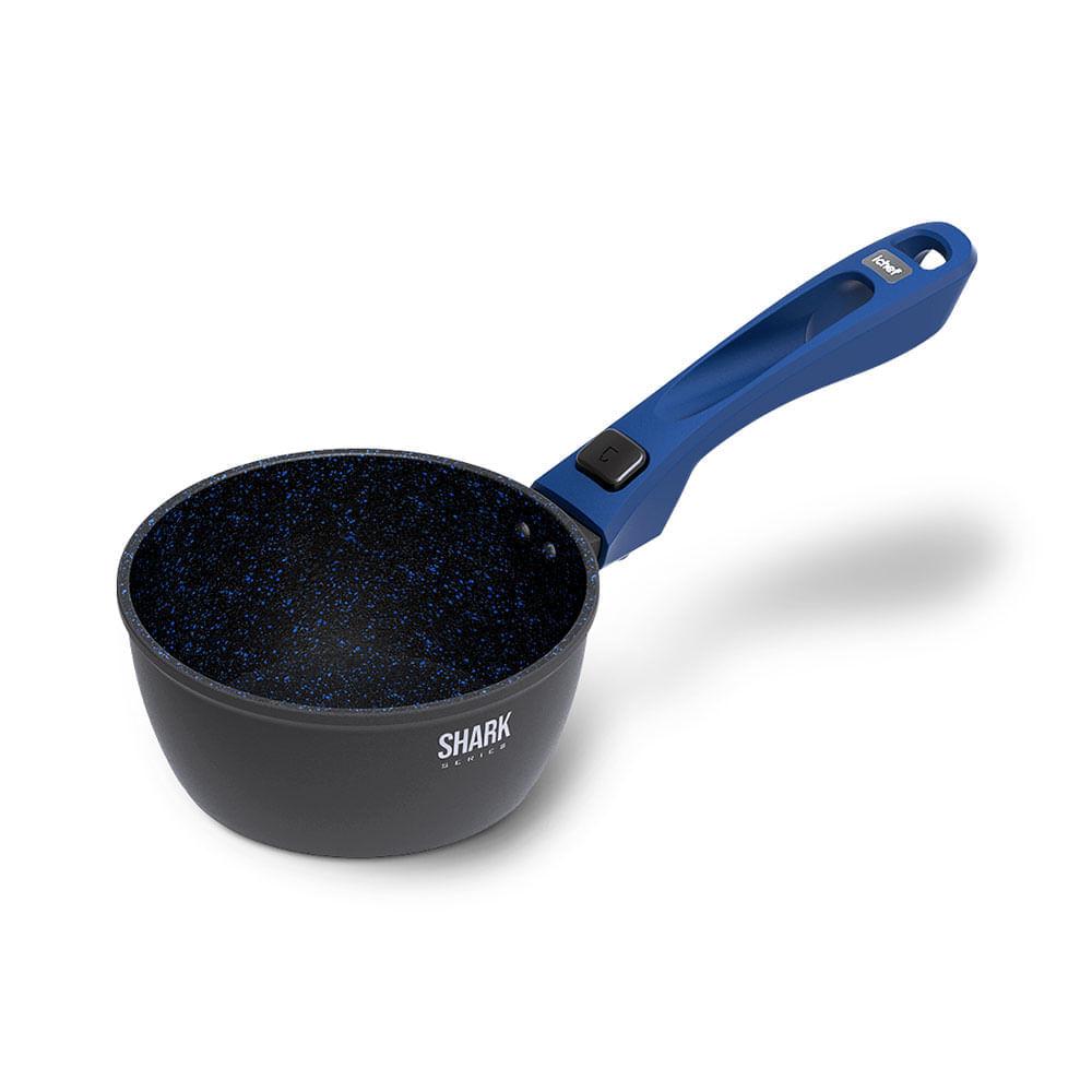 Panela Polishop Ichef Ultra Sauce Shark Series Azul 16cm - 1