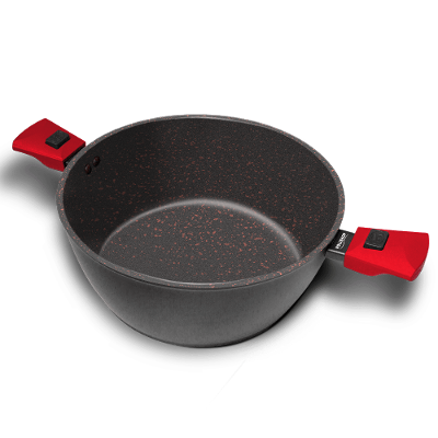 Panela Ichef Polishop Ultra Family Size Red 28cm