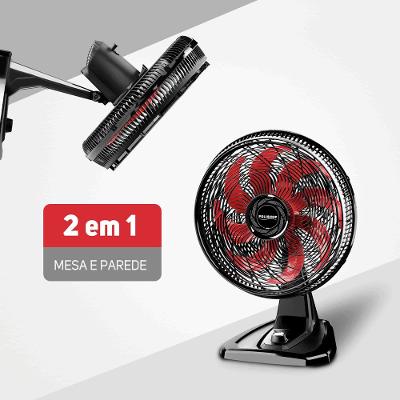 Ventilador 2 em 1 de Mesa e Parede Polishop 40cm