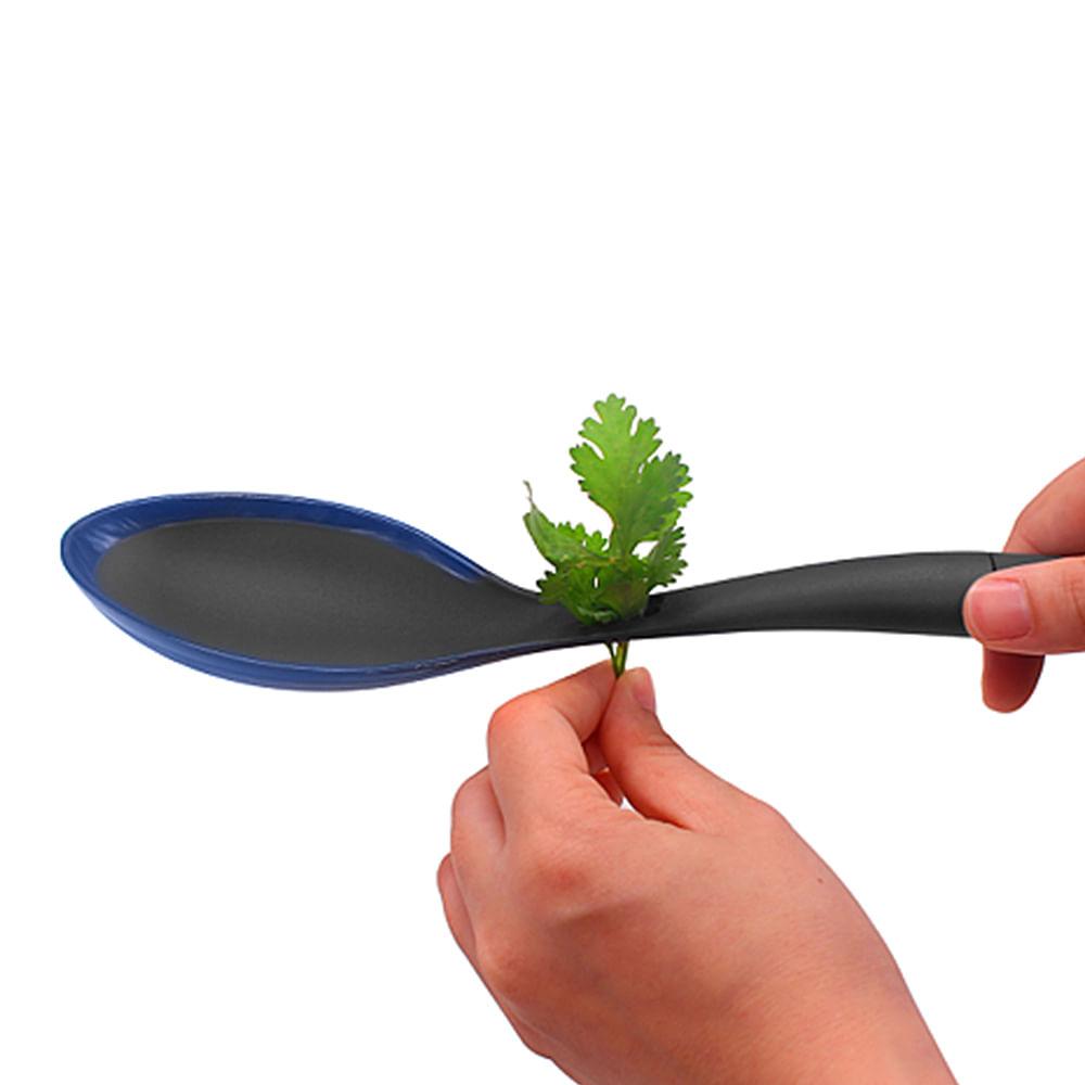 Colher de Silicone Ichef Polishop - Blue - 2