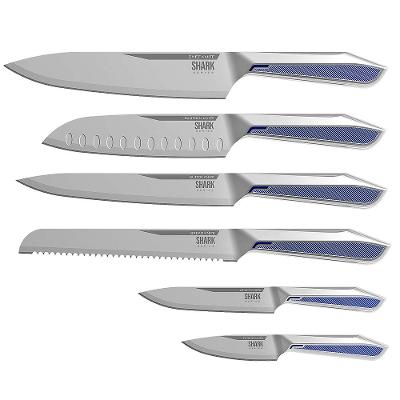 Conjunto de Facas Ichef Polishop - Shark Series - Professional Cut - Inox