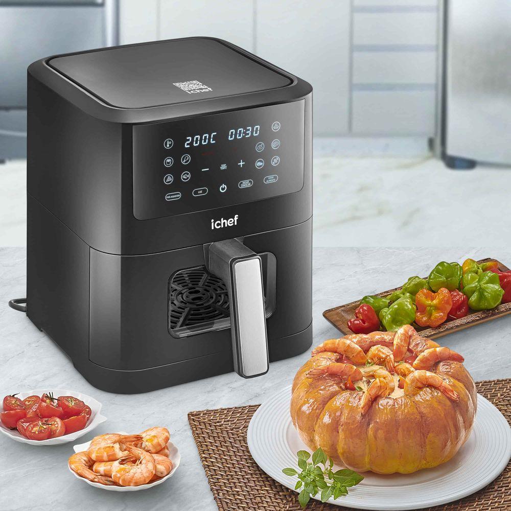 Fritadeira Elétrica Airfryer Ichef Smart Vision 6L - 5