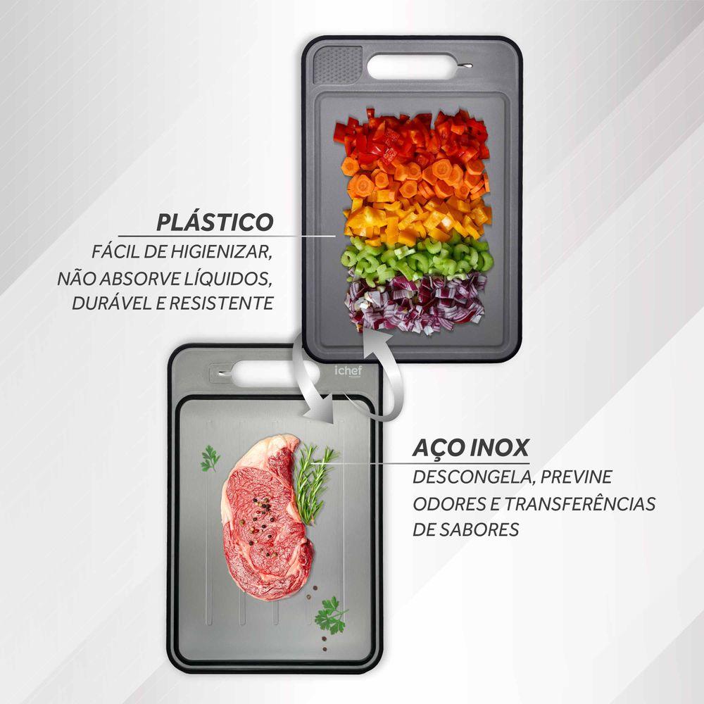 Tábua de Corte Dupla Face - Ichef Dual Cut - 7