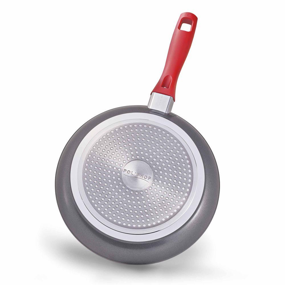 Panelas Sauté Grand e Day By Day com Tampa de Vidro Ichef 24Cm Vermelha - 7