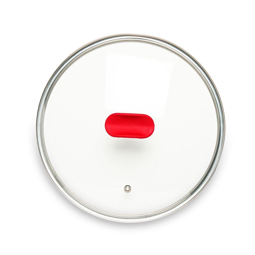 Panelas Sauté Grand e Day By Day com Tampa de Vidro Ichef 24Cm Vermelha - 17