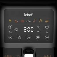 Fritadeira Elétrica Airfryer Max Space 8L e Panelas Ichef Home Sauté Grand 24cm e Ichef Home Sauté Petit Vermelha 20cm - 7