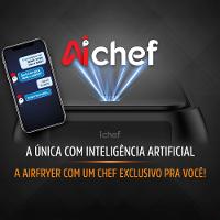 Fritadeira Elétrica Airfryer Max Space 8L e Panelas Ichef Home Sauté Grand 24cm e Ichef Home Sauté Petit Vermelha 20cm - 8