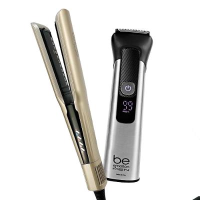 Prancha secadora Airliss be emotion Polishop e Aparador de pelos MaxGroom be emotion Men