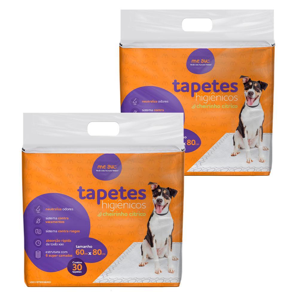 Tapete Higiênico Meau Slim Cheirinho Cítrico para Cães - KIT - 2