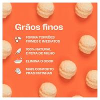 Areia Higiênica Meau Biodegradável Grãos Finos para Gatos - 12Kg (3 unidades de 4kg) - 5