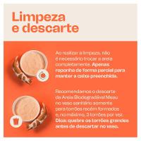 Areia Higiênica Meau Biodegradável Grãos Finos para Gatos - 4 Kg - 7