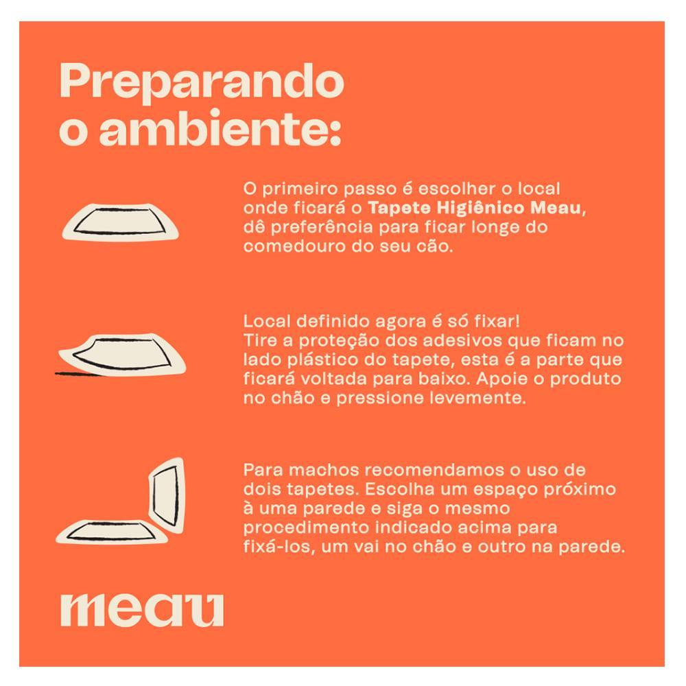 Tapete Higiênico Meau Cheirinho Cítrico Slim para Cães - 120 Unidades (4 Pacotes) - 9