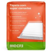 Tapete Higiênico Meau Cheirinho Cítrico Slim para Cães - 120 Unidades (4 Pacotes)