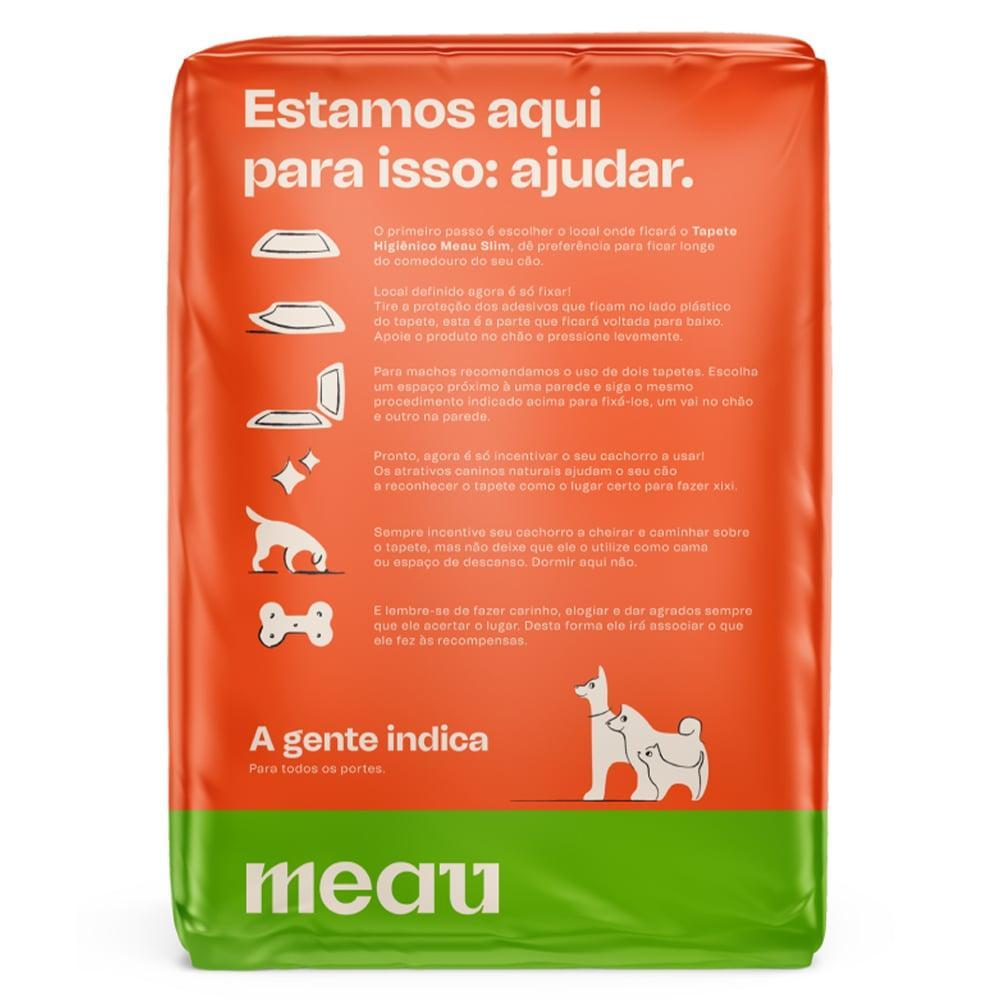 Tapete Higiênico Meau Cheirinho Cítrico Slim para Cães - 90 Unidade (3 Pacotes) - 2