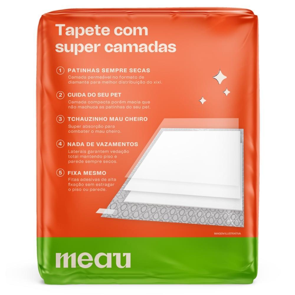 Tapete Higiênico Meau Cheirinho Cítrico Slim para Cães - 90 Unidade (3 Pacotes) - 4