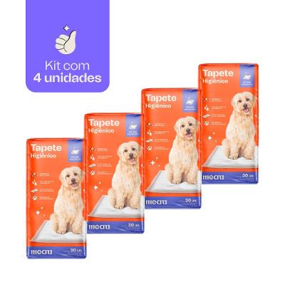Tapete Higiênico Meau para Cães - 120 Unidades (4 Pacotes)