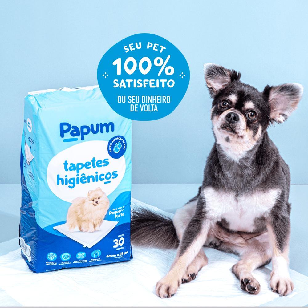 Tapete Higiênico Papum 60x55cm para Cães de Pequeno Porte - 120 Unidades (4 Pacotes) - 2