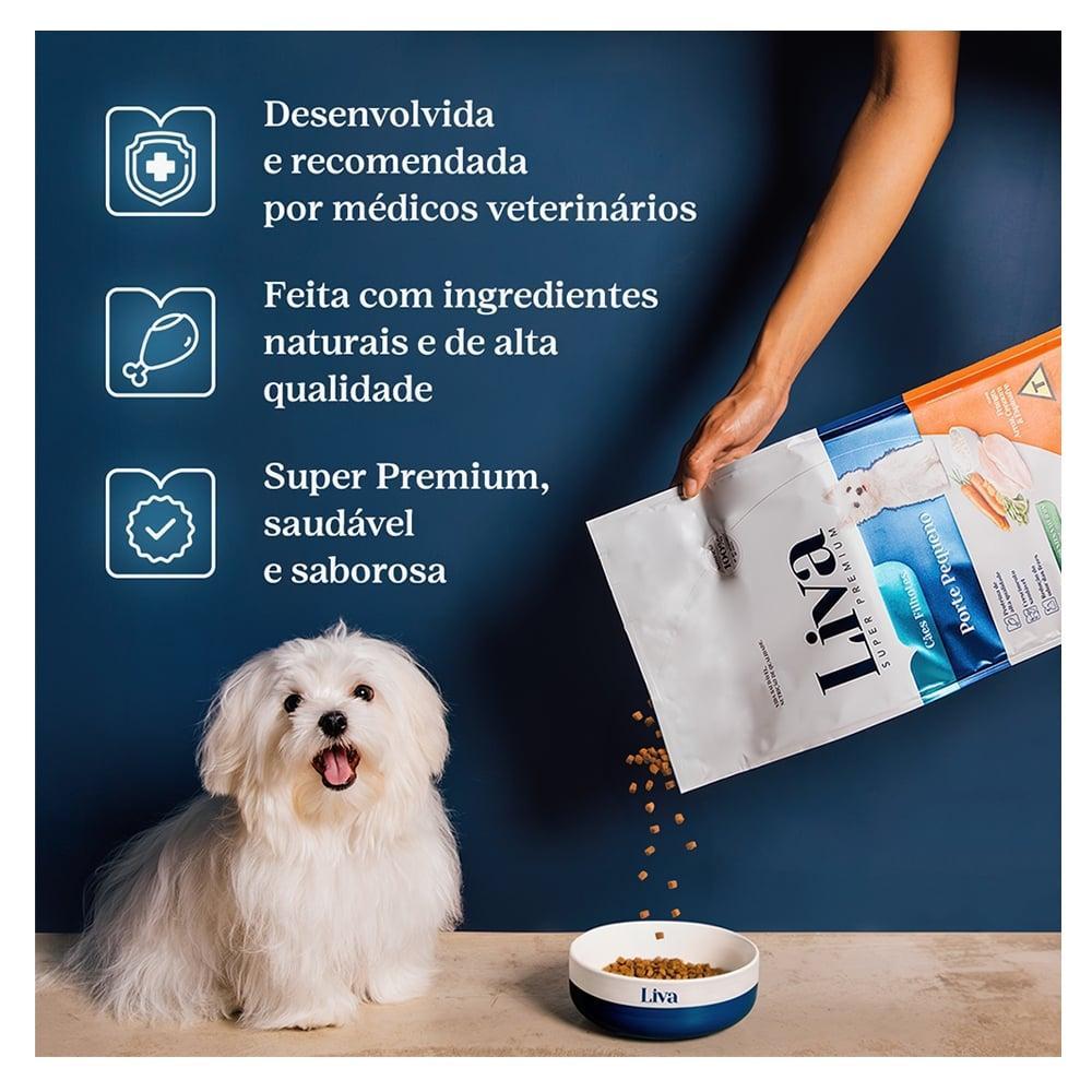 Ração Seca Liva Super Premium para Cães Filhotes de Raças Grandes e Gigantes - 10,1 Kg - 5