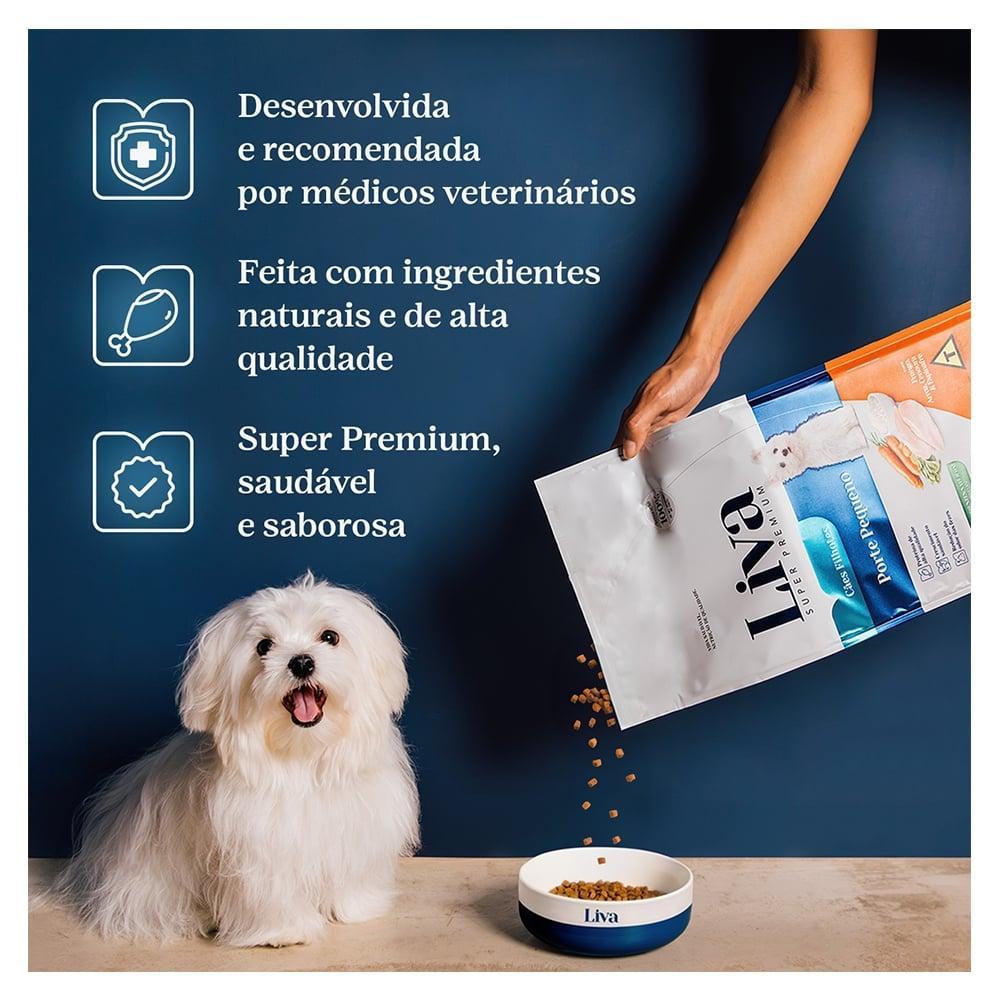 Ração Seca Liva Super Premium para Cães Filhotes de Raças Pequenas - 10,1 Kg - 5