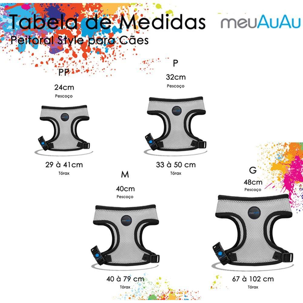 Peitoral Mesh Unicórnio Rosa para Cães - Tam. P - 4