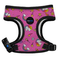 Peitoral Mesh Unicórnio Rosa para Cães - Tam. P - 1