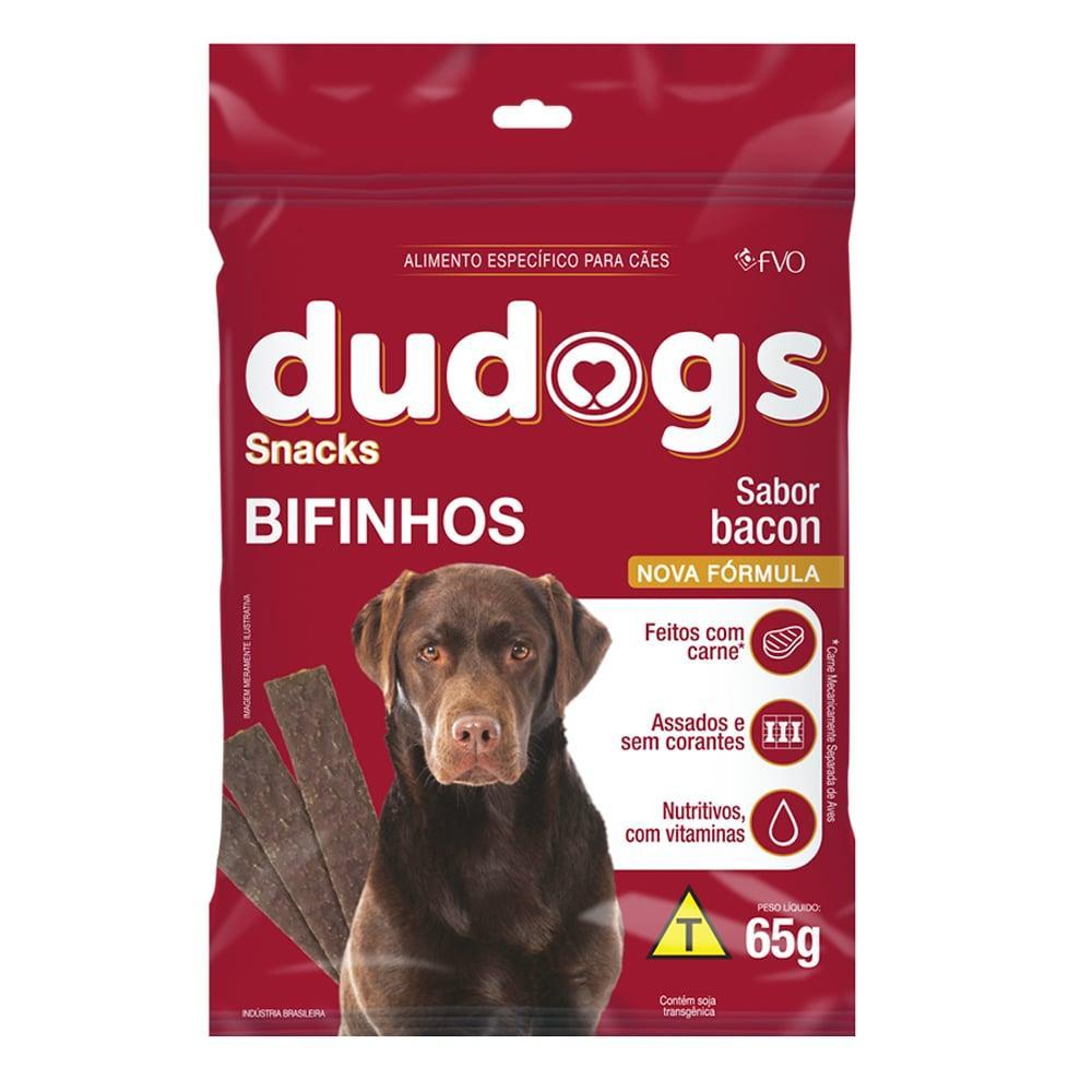 Bifinho Dudogs para Cães Sabor Bacon - 65 g - 1
